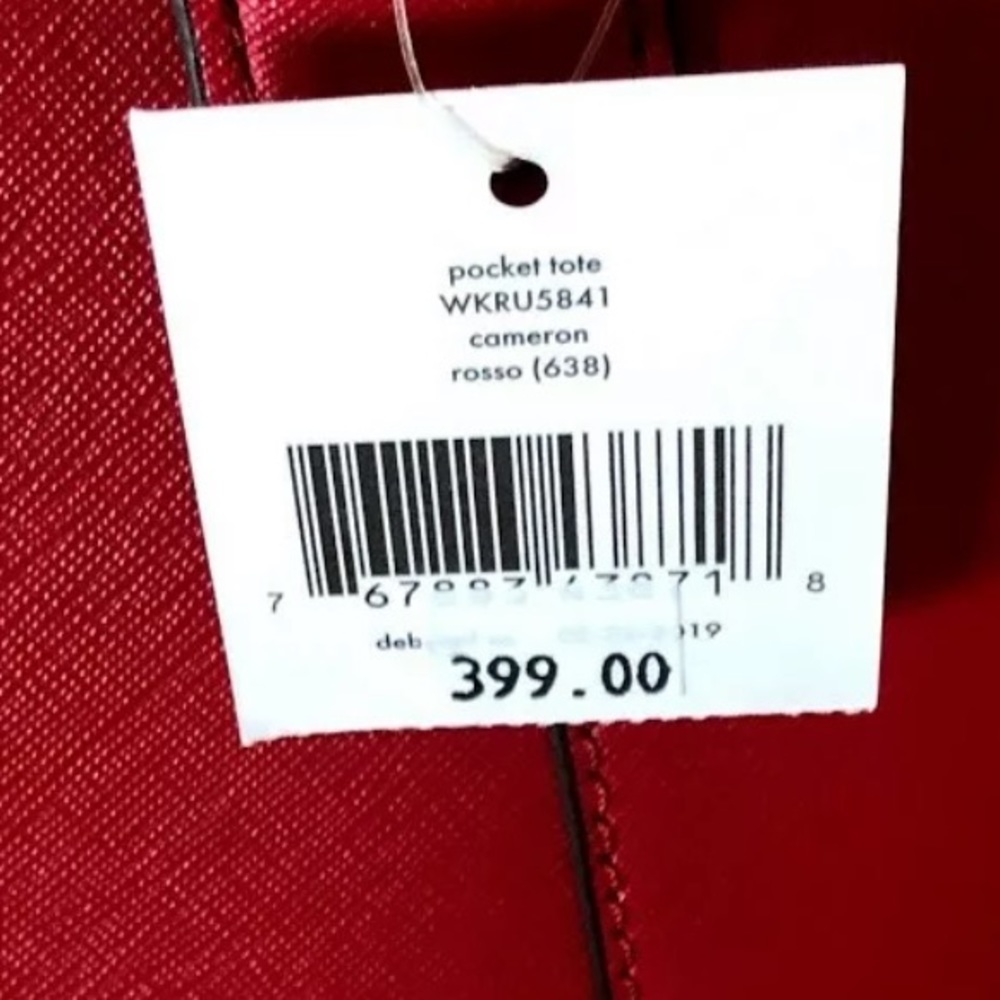 Kate spade Cameron pocket tote rosso red - Picture 5 of 7